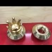 gas cap adaptor, adapter,machined brass, custom bike, bobber, chopper